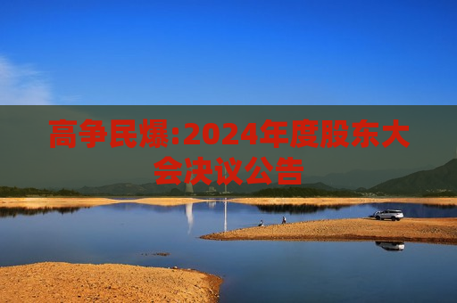 高争民爆:2024年度股东大会决议公告