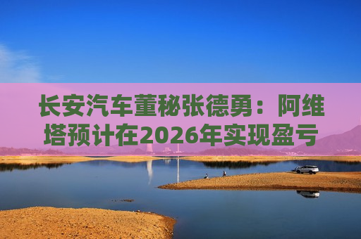 长安汽车董秘张德勇：阿维塔预计在2026年实现盈亏平衡