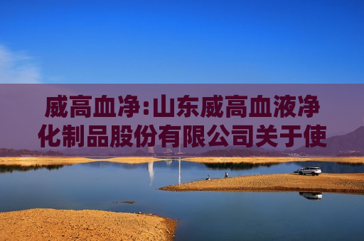 威高血净:山东威高血液净化制品股份有限公司关于使用部分暂时闲置募集资金进行现金管理的公告