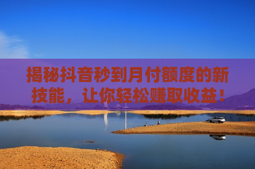 揭秘抖音秒到月付额度的新技能，让你轻松赚取收益！
