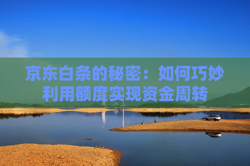 京东白条的秘密：如何巧妙利用额度实现资金周转