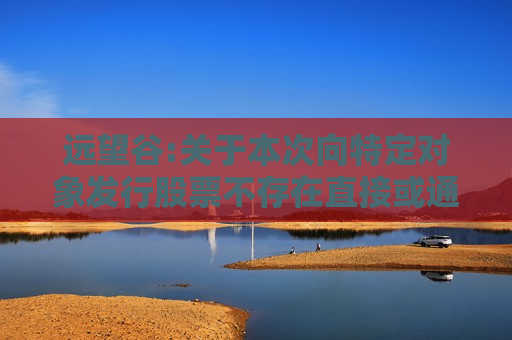 远望谷:关于本次向特定对象发行股票不存在直接或通过利益相关方向参与认购的投资者提供财务资助或补偿的公告