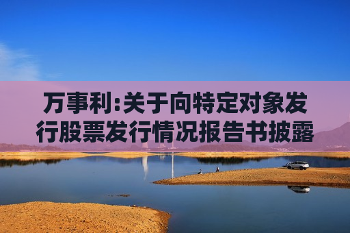 万事利:关于向特定对象发行股票发行情况报告书披露的提示性公告