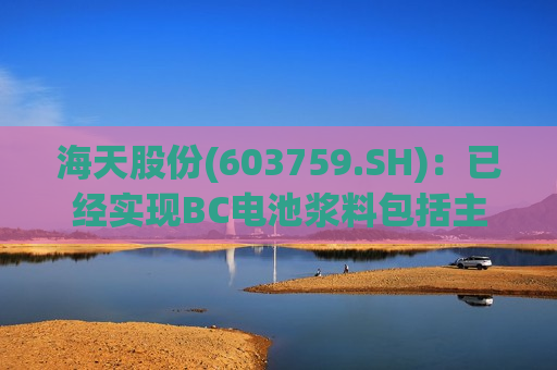 海天股份(603759.SH)：已经实现BC电池浆料包括主栅，细栅量产