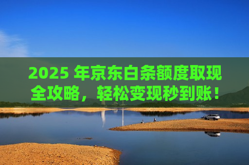 2025 年京东白条额度取现全攻略，轻松变现秒到账！