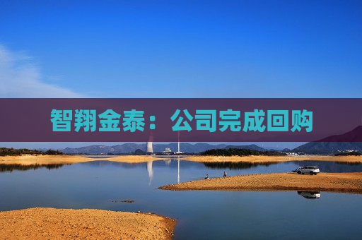 智翔金泰：公司完成回购