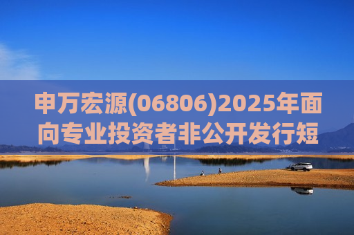 申万宏源(06806)2025年面向专业投资者非公开发行短期公司债券(第四期)在深交所挂牌转让