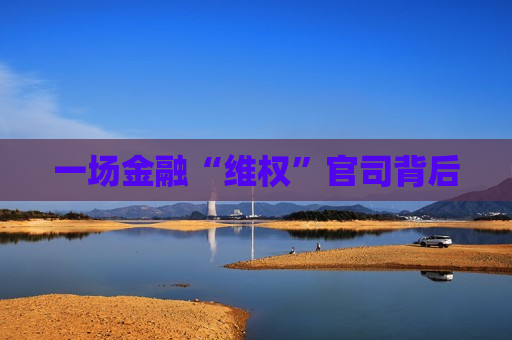 一场金融“维权”官司背后