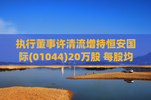 执行董事许清流增持恒安国际(01044)20万股 每股均价约25.35港元