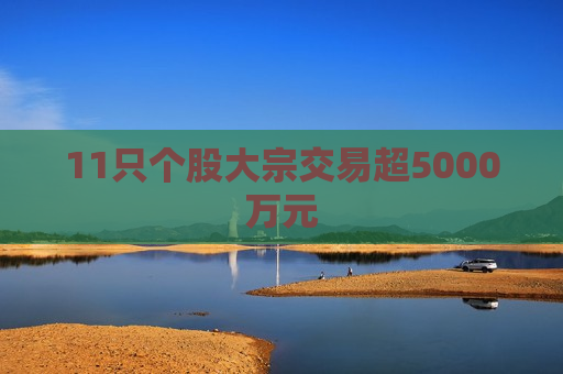 11只个股大宗交易超5000万元
