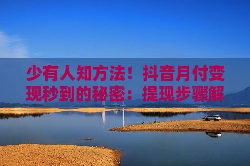 少有人知方法！抖音月付变现秒到的秘密：提现步骤解析