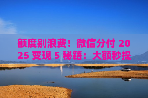 额度别浪费!微信分付 2025 变现 5 秘籍:大额秒提 + 费率直降 1% 技巧 额度别浪费!微信分付 2025 变现 5 秘籍:大额秒提 + 费率直降 1% 技巧