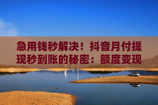 急用钱秒解决!抖音月付提现秒到账的秘密:额度变现全流程 急用钱秒解决!抖音月付提现秒到账的秘密:额度变现全流程