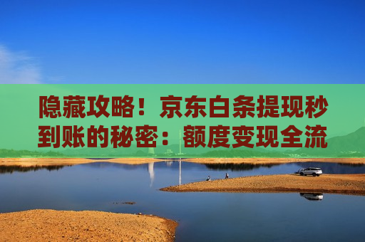 隐藏攻略!京东白条提现秒到账的秘密:额度变现全流程解析 隐藏攻略!京东白条提现秒到账的秘密:额度变现全流程解析