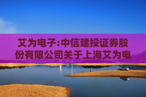 艾为电子:中信建投证券股份有限公司关于上海艾为电子技术股份有限公司向不特定对象发行可转换公司债券之上市保荐书