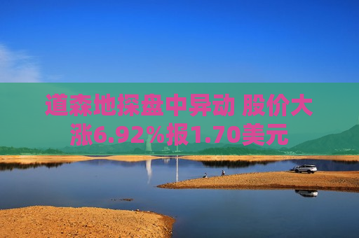 道森地探盘中异动 股价大涨6.92%报1.70美元