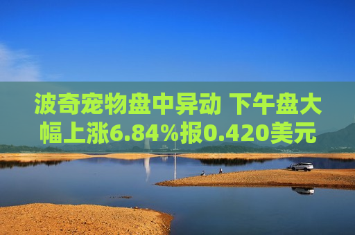 波奇宠物盘中异动 下午盘大幅上涨6.84%报0.420美元