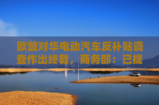 欧盟对华电动汽车反补贴调查作出终裁，商务部：已提出诉讼