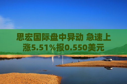 思宏国际盘中异动 急速上涨5.51%报0.550美元