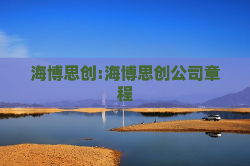 海博思创:海博思创公司章程