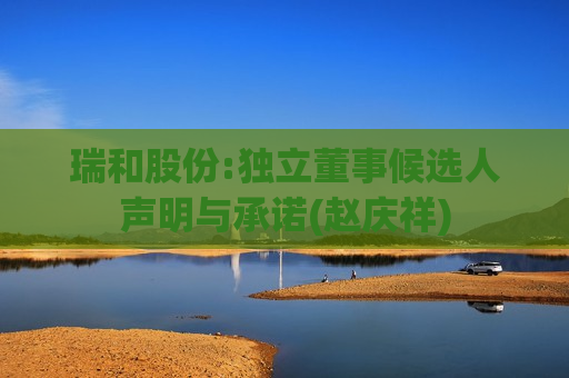 瑞和股份:独立董事候选人声明与承诺(赵庆祥)