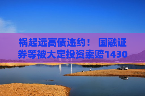 祸起远高债违约！ 国融证券等被大定投资索赔1430万元，一审判决来了